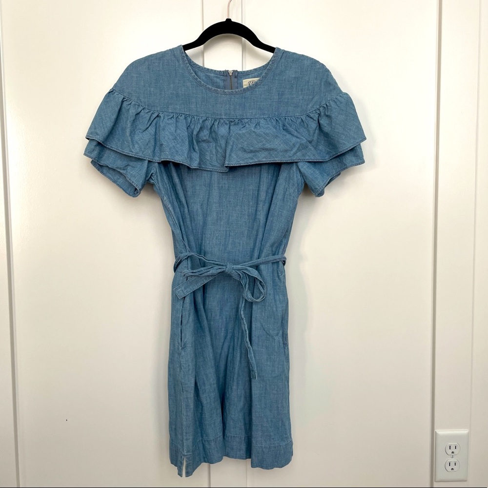 Denim dress w/ pockets